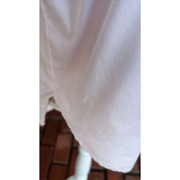 Mother Oxford Pink Cotton Maternity Button Down Shirt Size L/XL - Picture 6 of 16